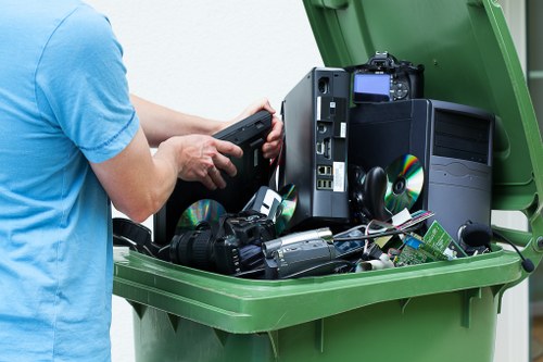 Advanced waste disposal technology in use