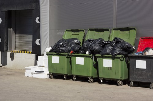 Safe disposal practices on site