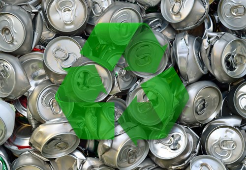 Eco-friendly skip with recyclable construction materials